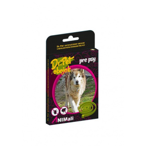 A nyakörvet dr.Pet for dogs 75 cm antiparazita RED repellens hatású (kullancs- és bolhaelhárító nyakörv kutyáknak)