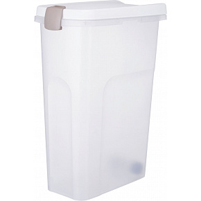 Barel, vzduchotěsný zásobník 40 l/27 × 61 × 45 cm, transparentní/bílá