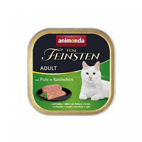 ANIMONDA pate ADULT - pulyka, nyúl macskáknak 100g