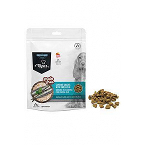 Tapas Gourmet Snack kutyáknak Szardínia Omega3,6-tal 150g Tapas Gourmet Snack kutyáknak Szardínia Omega3,6-tal 150g