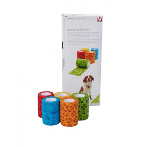 KRUUSE Fun-Flex Care kötszer 7,5 cm x 4,5 m, 10 db