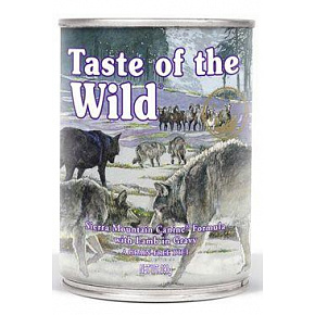 Taste of the Wild Sierra Mountain konzerv 390g Taste of the Wild Sierra Mountain konzerv 390g