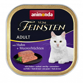 ANIMONDA pate ADULT - csirke, tenger gyümölcsei macskáknak 100g