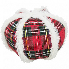 Karácsonyi játék Labda XBALL szövet plüss 15cm TR
