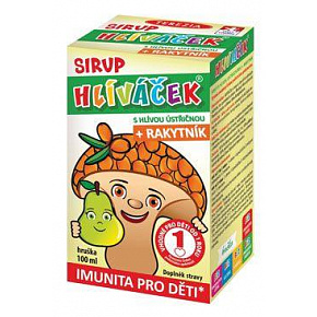 Hlíváček szirup laskagombával-körte 100ml TEREZIA