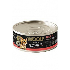 WOOLF WildCat Ultimate konz. Adult Pástétom Marhahús 85g WOOLF WildCat Ultimate konz. Adult Pástétom Marhahús 85g