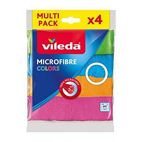 Vileda Colors mikroszálas törlőkendő takarításhoz 4 db