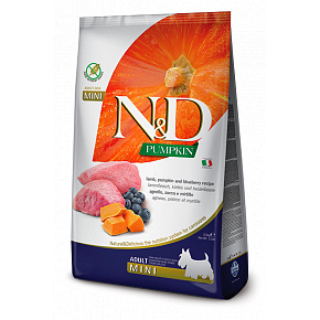 N&D Pumpkin DOG Adult Mini Bárány & Áfonya 7kg