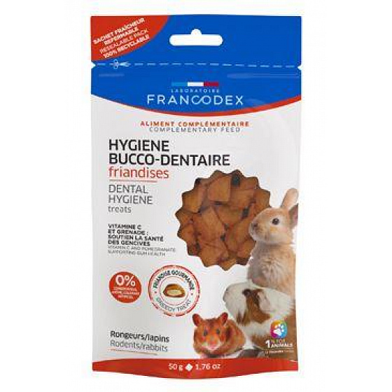 Francodex fogápoló csemege rágcsálóknak és nyulaknak 50g