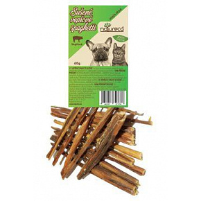 NATURECA csemege Sertés spagetti szárítva 60g NATURECA csemege Sertés spagetti szárítva 60g