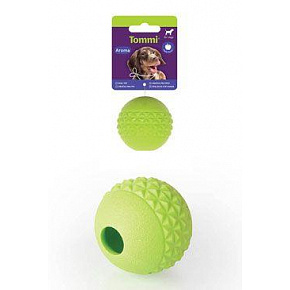 Kutyajáték Aroma Ball, mintás, 6,5cm