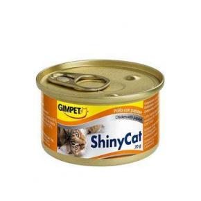 Gimpet macskakonzervek. ShinyCat csirke + papaya 70g