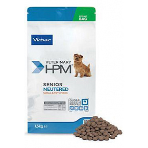 VET HPM Idős Kutyáknak Ivartalanított Kicsi & Játék 1,5kg