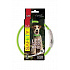 Nyakörv DOG FANTASY világító USB zöld 45cm 1db 1db