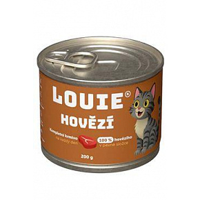 Louie Cat konz. Marhahús prebiotikumokkal 200g Louie Cat konz. Marhahús prebiotikumokkal 200g