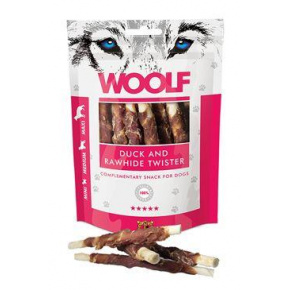 WOOLF Duck&Rawhide twister 100g