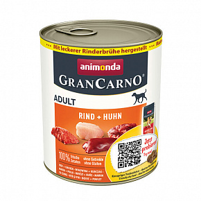 GRANCARNO Adult - marhahús, csirke 800g GRANCARNO Adult - marhahús, csirke 800g