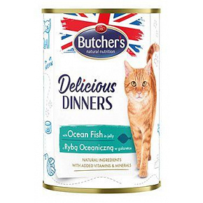 Butcher's Cat Delicious sea.halak a zselés konzumokban. 400g