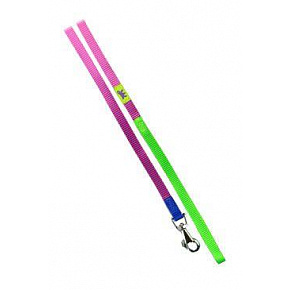 Póráz nejlon CLUB G 10mmx120cm lila-zöld FP 1db