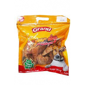 GRAND Dog eledel. Szárítsd meg. Finomság sertésfül 10+2db GRAND Dog eledel. Szárítsd meg. Finomság sertésfül 10+2db