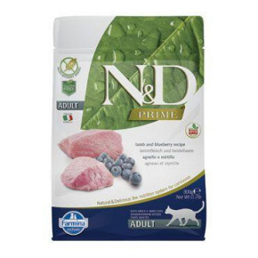 N&D PRIME CAT Adult Bárány & Áfonya 300g