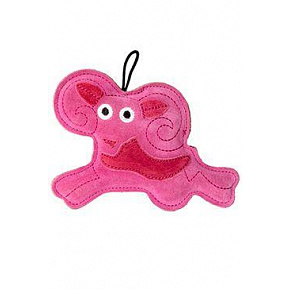 LEATHER CAPRICORN kutyajáték, rózsaszín bőr, 20 cm Kiwi LEATHER CAPRICORN kutyajáték, rózsaszín bőr, 20 cm Kiwi