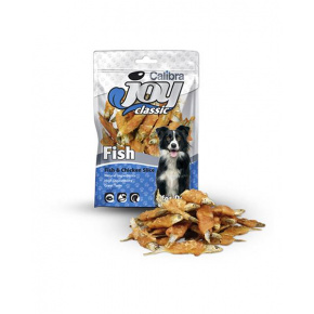 Pamlsok CALIBRA Joy DOG Classic hal és csirke szelet 80g