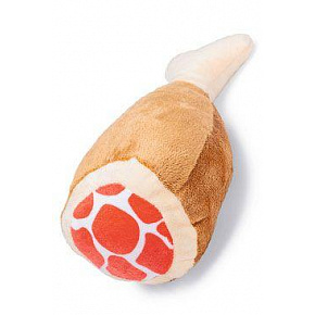 Kutyajáték Csirkecomb nyikorgó 22x12x8 cm plüss KAR Kutyajáték Csirkecomb nyikorgó 22x12x8 cm plüss KAR