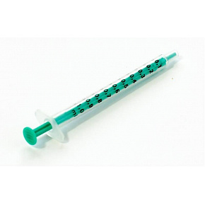Fecskendő injekció F TUBERCULIN tű nélkül 1 ml, 1 db