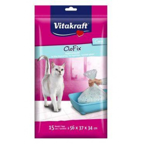 Vitakraft alkatrészek.cloFix 15db WC-zacskó macskák számára