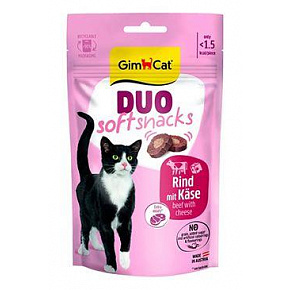 GimCat Duo Soft Snacks marhahússal és sajttal 50g GimCat Duo Soft Snacks marhahússal és sajttal 50g