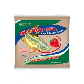 Módszerkeverék halakhoz eper - kender 2kg