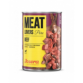 Josera konzerv Dog Meat Lovers Junior Pure Beef 400 g Josera konzerv Dog Meat Lovers Junior Pure Beef 400 g