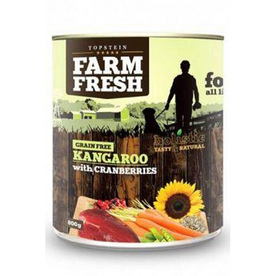 Farm Fresh Dog Kenguru Áfonyával Konzerv 400g