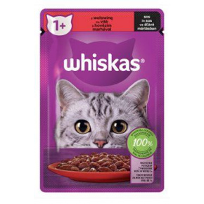 Whiskas kapszula. Marhahús magja lében 85g