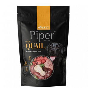 NEW PIPER fürjjel és áfonyával, kutyáknak való tasak 500 g NEW PIPER fürjjel és áfonyával, kutyáknak való tasak 500 g