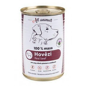All Animals DOG konz. Marhahús darált 400g