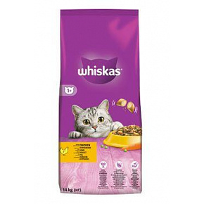 WHISKAS Adult macska eledel csirkehússal 14 kg