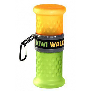 2in1 narancssárga utazó palack.-zöld 750+500ml Kiwi