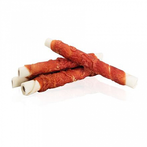 KIDDOG BUFFET kacsamell bivaly rúdon 12cm/35g, marhahússal töltve [50db]