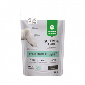 Natures P Superior care TASAK fehér kutya felnőtt GF fehér hal&krill 85 g Natures P Superior care TASAK fehér kutya felnőtt GF fehér hal&krill 85 g