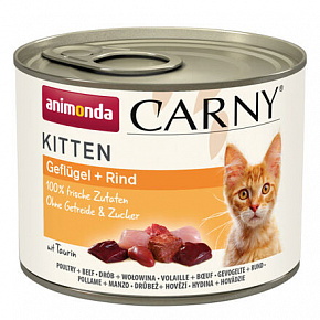 ANIMONDA konzerv CARNY Cica - baromfi + marha 200g