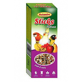 Avicentra szelet kis papagáj - gyümölcs + dió 2db