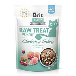 Brit Raw Treat Cat Urinary, csirke és pulyka 40g