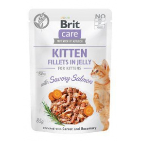 Brit Care Macskafilé zselében kiscica lazaccal 85g