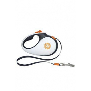 Önbehúzó póráz 25kg/5m fekete/fehér/narancs Kiwi