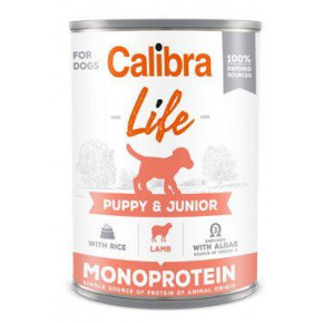 Calibra Dog Life Cons.Puppy&Junior Bárány&Rizs 400g