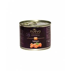 NUEVO cat Adult Salmon bal. 6 x 200 g-os konzervdoboz NUEVO cat Adult Salmon bal. 6 x 200 g-os konzervdoboz