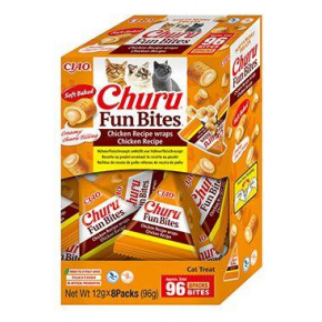 Churu Cat BOX Fun Bites Csirke tekercsek Csirke 8x12g