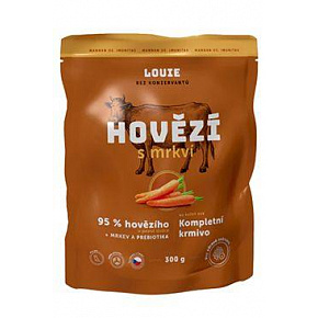 Louie Dog tasak Marhahús sárgarépával 300g Louie Dog tasak Marhahús sárgarépával 300g
